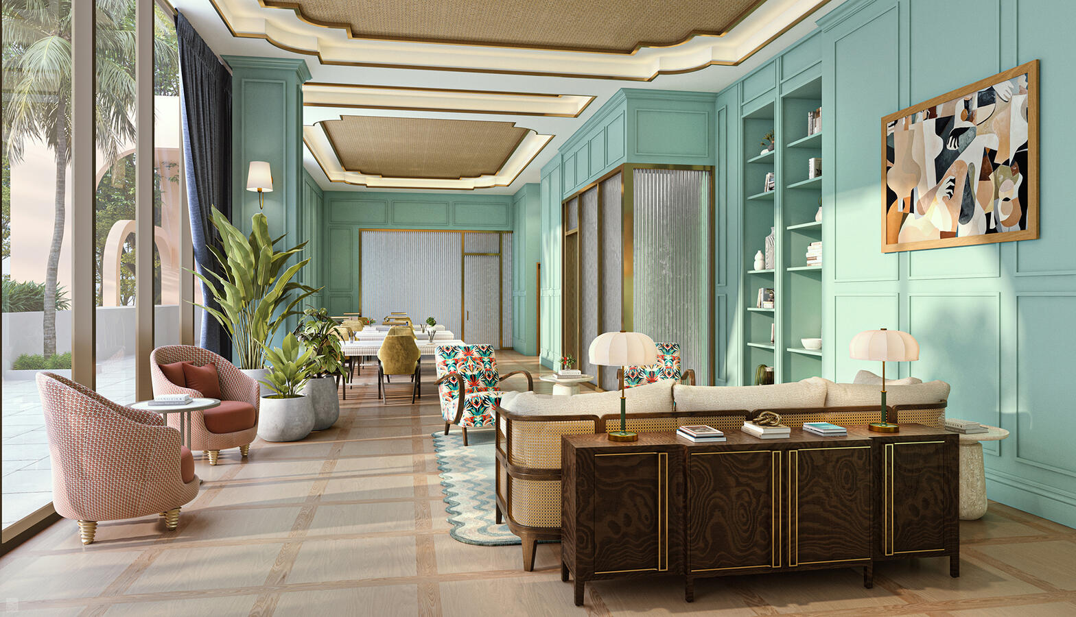 Lobby y recepción
